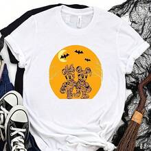 Chemise Momie, Chemise Halloween, Chemise Momie Halloween, Chemise Vances, Chemise Famille 2025 - 白色 - 查看 1