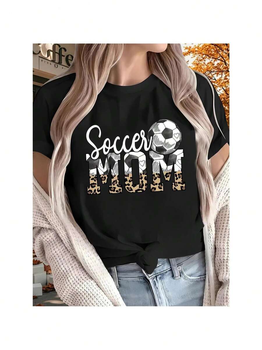 Dam-T-shirts - Svart - Visa 1