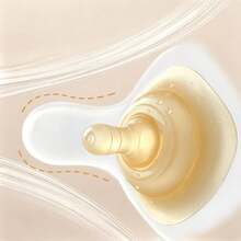 硅胶双层乳头保护罩，哺乳辅助用品，柔软全覆盖，可高温消毒，帮助宝宝更轻松地吸吮，是新手妈妈的理想之选，有助于防止宝宝咬乳头疼痛，保护妈妈哺乳安全，适用于扁平或内陷乳头的乳房保护罩。 - 杏色 - 查看 8