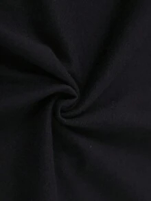 Camiseta de manga corta con cuello redondo para mujer, estilo retro de vacaciones, nueva colección 2026, para compras informales, regalos de vacaciones, reuniones con amigos, fiestas deúsica y atuendos de vacaciones. - Negro - Ver 4