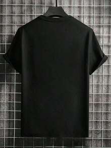 Camiseta unisex de algodón puro, camiseta de fútbol negra para hombre y mujer, estampado con diseño de la Copa del Mundo - Cuello redondo, manga corta, estilo casual, adecuada para uso diario, estilo urbano, Día de San Valentín, camisetas para hombre, camisetas gráficas, camisetas para mujer, camisetas para hombre, ropa cristiana, ropa urbana, ropa para hombre, camisetas gráficas para hombre, ropa de gimnasio, ropa de gimnasio para mujer, artículos de Jesús, conjuntos de San Valentín para mujer, fútbol de los 49ers, jersey, Copa del Mundo 2026. |     Diseño exquisito |     Suelto y cómodo |     Fácil de combinar | - Negro - Ver 3