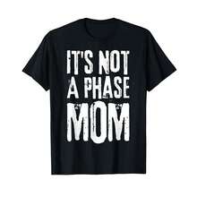 Camiseta unisex de manga corta, No es una fase, mamá emo, nunca fue una fase, es un estilo de vida, playeras hombre, spiderman, ,  mujer, romwe men, boho chic, regalos para maestros, camiseta de mujer, atuendos curvy para hombre, y2k - Negro - Ver 6