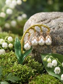 Enamel Flower Brooch - Classic Botanical Pin Suitable For Women And Men For Daily Wear And Party Occasions, Fashionable Accessory/Gift Badge Decoration For Friends - Flowers - View 13
