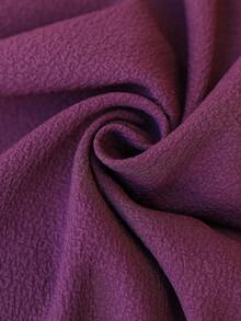 Mono Holgado Para Mujer Con Tirantes Espagueti, Color Sólido - Morado - Ver 7