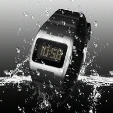SANDA. SANDA Men's Silicone Strap Digital Display Watch - Multifunctional Waterproof Luminous Everyday Wear Wristwatch - 2214J - View 4