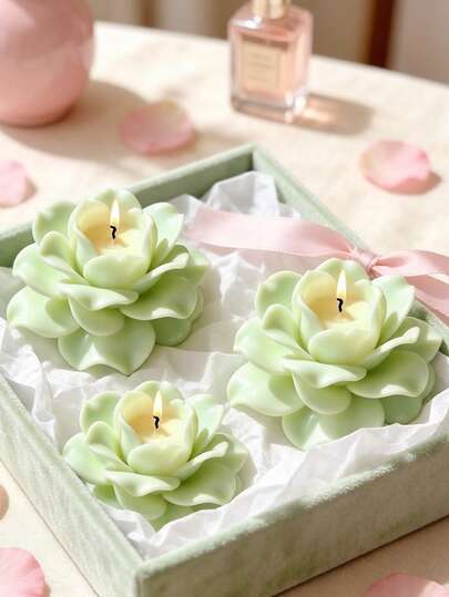 1pc Rose Scented Silicone Candle Mold, 3D Flower Shape Easy Demold, Suitable For Scented Candle, Wax, Plaster, Soap DIY, Home Decor, Valentine's Day, Mother's Day, Birthday