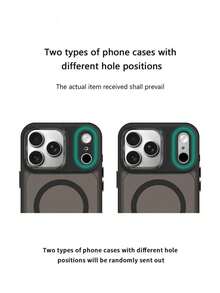 磁吸式 TPU 黑色基礎手機殼 MagSafe PC+TPU 2合1 磁吸無線充電保護殼 黑色 適用於 Apple 17 ProMax，親膚紋理，神祕霧面朦朧視覺，防滑防摔，PC+TPU 材質，適用於 iPhone，春季禮物、生日、週年紀念、專業辦公慶祝 - 黑色 - 查看 9