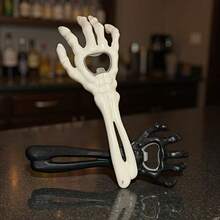 Abridor de botellas con forma de mano de calavera, herramienta creativa para abrir cervezas. Perfecto para fiestas y bromas de Halloween, un regalo ideal y excelente para reuniones de bar - Múltiples estilos - Ver 8