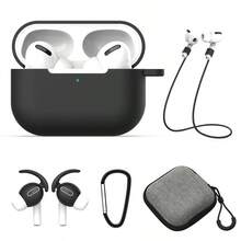 Set de 5 piezas Estuche de almacenamiento para auriculares Apple Pro, con mosquetón de acero inoxidable, bolsa de almacenamiento y cordón - Multicolor - Ver 14