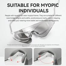 ROCKBROS 1pc Snake Skin Pattern Photochromic Cycling Glasses, Lightweight Windproof Fashion Accessory Suitable For Running, Hiking, Cycling, Camping, Photography And Other Outdoor Activities - Multicolor - View 4