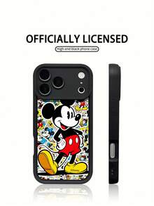 Ốp điện thoại Disney - Quà tặng Giáng sinh - Hộp đựng điện thoại cho iPhone 17 17Air 17pro 17promax 11 12 13 14 15 16pro 16promax 14Plus 15Plus 16Plus 15promax 16pro 16promax XR - màu đen - Xem 2