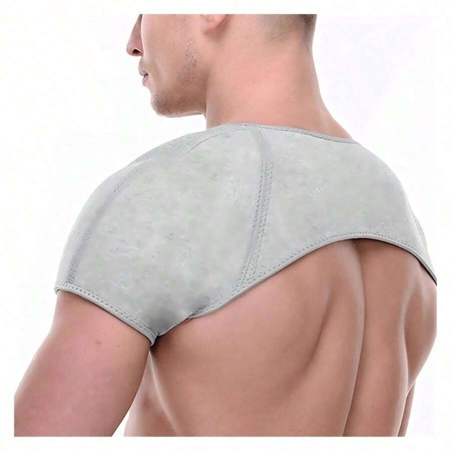 Adjustable Shoulder Straps With Dual Shoulder Support, Ergonomic Design Provides Comfortable And Stable Sports/Fitness Shoulder Brace - Grey - View 1
