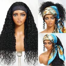 Upgrade V Part Wig Half Wig  Hair Easy To Wear Adjustable Drawstring Deep Wave  Drawstring Seamless Flip Over Curly Half Wig Wear And Go Glueless Half Wigs For Women Effortlessly Create A Glamorous Makeup Look  Natural Color Beginner-Friendly - Natural Black - View 7