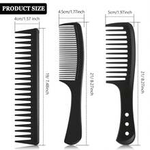 Herramientas de peinado de plástico ABS para peluquería - Negro - Ver 2