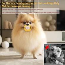 1pc Dog Pacifier Toy, Pet Teething Chew Toy For Small Dogs, Puppy, Poodle, Teddy, Newborn Sleeping, Weaning Period Chewing Toy - Multicolor - View 3