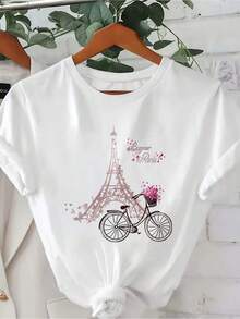 Women T-Shirts - White - View 1
