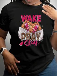 Women T-Shirts - Black - View 1