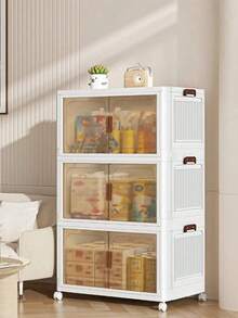 4layers Storage Bins With Lids, 4PC Stackable Storage Bins With Wheels Collapsible Storage Bins, Foldable Storage Containers With Door For Home And Office Closet Organizers Storage Bins Plastic Boxbedroom,Organizer,Organiser,Home Storage,White T Shirt Women,Black Pants Women,Ladies Winter Clothes,Dress,Winter Clothes For Ladies,Elegant Woman Dresses,White Shirt For Ladies,Long Sleeve,White Jumpsuit For Women,Spring Dresses For Women,Spring Outfits For Women,Spring,Spring Clothes,Minimalist,Summer Tops - trắng - Xem 7