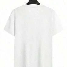 Short-Sleeved T-Shirt For Couples Motorcyclists: "Those Who Ride Together Will Stay Together..." 100% Cotton - White 2 - View 2