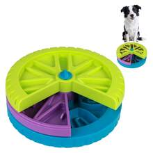 Fun Slow Feeder Bowl For Dogs, Small To Medium Breeds Puzzle Slow Feeding Bowl With Rotating Design Interactive Dog Bowl For Playful Mealtime Dismantle For Easy Cleaning Dog Accessories, Pet Supplies Dog Stuff - Xanh lá nhạt - Xem 3