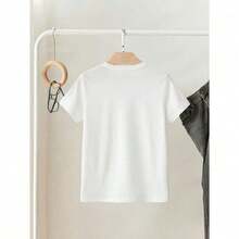 Playeras De Mujer Camiseta De Manga Larga Estampada Estilo Vaquera Vintage Para Mujer, Modelo BáSico De Cuello Redondo EláStico, Tela No Transparente Suave Y CóModa Al Tacto, Lavable A MáQuina Y De FáCil Cuidado, VersáTil Para Todas Las Estaciones, Ideal Para Uso Diario Y - Blanco - Ver 2