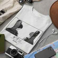 Camiseta UniS1ex Gn Anime Ritsuka Mafuyu 220G de algodón puro, manga corta, para hombre y mujer. Tejido grueso, resistente a las arrugas y que no se deforma fácilmente. Estilo sencillo y versátil, ligero y transpirable, perfecto para ir al trabajo, viajar, acampar, ir de compras y para el tiempo libre diario. - Blanco - Ver 1