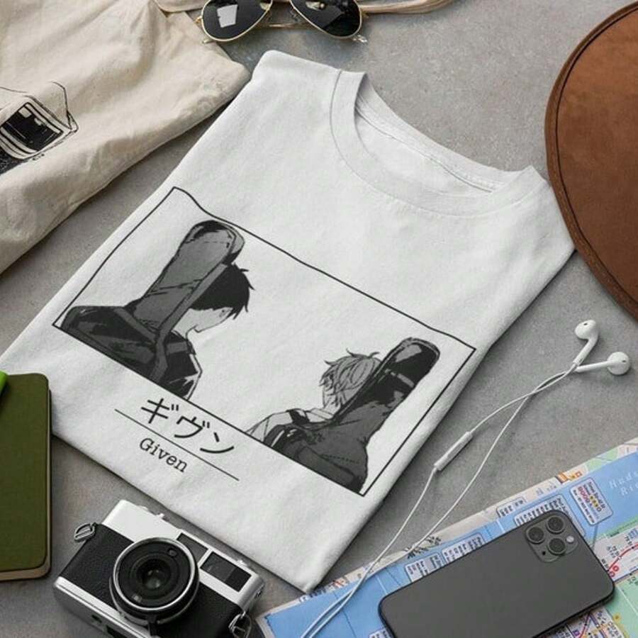 Camiseta UniS1ex Gn Anime Ritsuka Mafuyu 220G de algodón puro, manga corta, para hombre y mujer. Tejido grueso, resistente a las arrugas y que no se deforma fácilmente. Estilo sencillo y versátil, ligero y transpirable, perfecto para ir al trabajo, viajar, acampar, ir de compras y para el tiempo libre diario. - Blanco - Ver 1