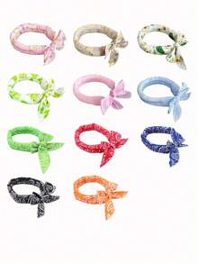 Écharpe rafraîchissante universelle pour animaux de compagnie, collier de cou pour chien et chat, serviette rafraîchissante, tour de cou rafraîchissant pour l'extérieur - Multicolore - Voir 8