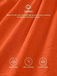 Chaleco con botones delanteros y shorts - Naranja - Ver 5