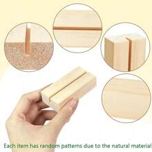 10/20 chiếc giá đỡ thiệp cưới bằng gỗ, đồ trang trí thủ công, vật trưng bày, bảng hiệu acrylic cho bàn tiệc cưới, tiệc sinh nhật và trang trí nhà cửa. - Xem 11