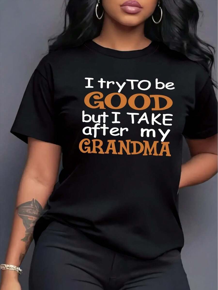 Women T-Shirts - Black - View 1