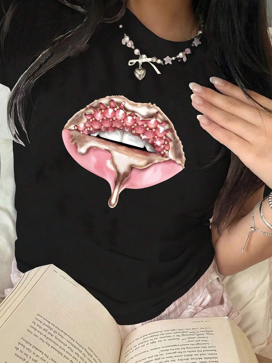 Women T-Shirts - Black - View 1