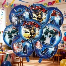 Hasbro 主題圓形鋁箔氣球套裝,可選角色氣球,適用於生日派對裝飾 - 如圖 - 查看 3
