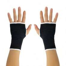 1 Pair Compression Wrist Wrap, Tendon Protection Bandage, Breathable Support Wrist Brace Suitable For Yoga, Basketball, Tennis And Other Sports, High Elastic Knitted Design - Multicolor - View 3