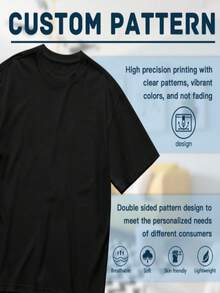 Camiseta Divertida para Hombre, Regalo para Hombre, Camiseta Casual de Verano con Estampado de Anime para Hombre, Camiseta de Regalo de Cumpleaños para Hombre, Camiseta Divertida para Hombre, Cuello Redondo Transpirable, Camiseta Divertida para Hombre para Gimnasio, Camiseta Divertida para Hombre para Entrenamiento, Camiseta Divertida para Hombre para Uso Diario, Lavable, Camiseta Divertida para Hombre, Corte Regular - Negro - Ver 6