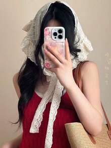 1 Piece Sweet Country Style Lace Headband/Belt,Delicate Scarf Belt Pants,Essential Summer Hair Accessory For Women,Headscarves - Multicolor - View 6