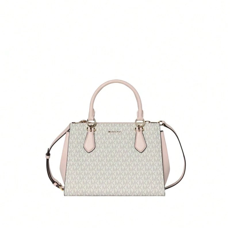Michael Kors Marilyn 印花女士单肩斜挎包 35F5G6AS2B PWD BLSH MLT - 香草白拼淺粉紅35F5G6AS2B PWD BLSH MLT - 查看 1
