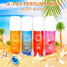 Wish SOLO EN IBIZA 4 Pcs 6.1fl.Oz Hair & Body Fragrance Mist For Women - Long-Lasting Perfume,It Contains Fragrances Of Jasmine, Vanilla, Black Plum, Etc ,Perfect For Dating, Parties And Gift Giving - 4-Piece Set-A - 查看 5