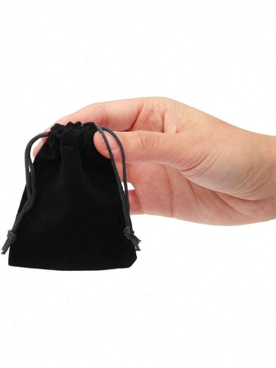 20 pièces Sacs à cordon en velours, Pochettes à bijoux en velours, Sacs cadeaux à cordon, Convient pour la Saint-Valentin, la Fête des Mères, la rentrée scolaire, les sacs cadeaux de bijoux, les sacs portefeuille pour mini dés, les sacs cadeaux de Noël pour bracelets