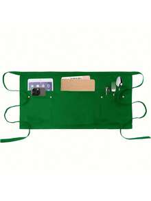 5-Pocket Waitress Apron - Rivet Strap Unisex Short/Waist Apron, Suitable For Cafe, Restaurant, Kitchen And Home Use - Multicolor - View 17