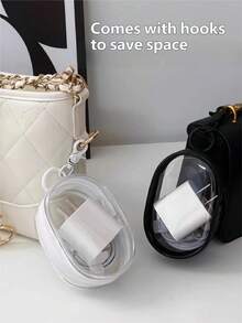 Portable Mini Transparent Zipper Storage Bag, Small Multi-Functional Storage Bag,Transparent Travel Accessory Pouch, Travel Essentials - Multicolor - View 5