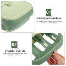 1pc Plastic Stackable Egg Holder Storage Box, Drawer Rolling Refrigerator Eggs Organizer, Space Saver Container, Fresh-Keeping Egg Tray, Kitchen Accessories - Multicolor - View 4