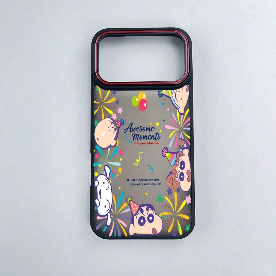 CRAYON SHINCHAN Basic Phone Cases - Matte Black - View 1
