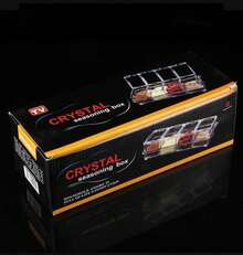 Crystal Spice Container Set - Grey - View 2