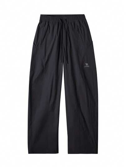 CAMEL CROWN Pantalón casual para mujer para exteriores, ligero, fresco al tacto, de pierna ancha, pantalón casual a juego de pierna curva como ropa de trabajo para salidas de verano