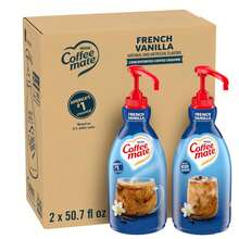 Nestle' Nestle Coffee Mate Coffee Creamer, French Vanilla, Concentrated Liquid Pump Bottle, Non Dairy, No Refrigeration, 50.7 Fl Oz (Pack Of 2) - French Vanilla - View 8