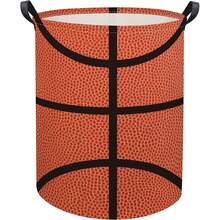 1 pièce Panier à linge pliable avec imprimé papillon de couleur macaron et poignée, bac de rangement pour le salon et la chambre, pour organiser les vêtements et les articles divers - Orange - Voir 8