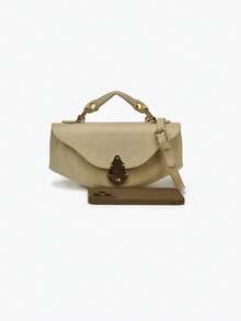 Dedoo 2025 New Arrival Boat-Shaped Crossbody Bag, Portable Shoulder Bag, Design - Khaki - View 3
