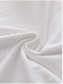 Women's Short Sleeve Crew Neck T-Shirt, Retro Holiday Style, New 2026 Collection, For Casual Shopping, Holiday Gifts, Meetings With Friends, Music Parties And Holiday Outfits. - 白色 - 查看 6