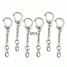 5/10/20 chiếc móc khóa mini hình chữ C bằng hợp kim kẽm, dây xích kim loại hình rắn, khóa càng cua, mặt dây chuyền tự làm, phụ kiện móc khóa chống thất lạc. - Ổ đĩa flash USB - Xem 4
